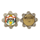 thumbnail image 1 of Jordania emblema nacional país Broche de flores, regalo de joyería para mujeres y niñas Unbranded M, 1 of 3