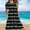 Black #3, variant on Xihbxyly Dresses for Women Summer Striped Print Off the Shoulder Mid-Length Dress Leisure Slim Fit Short Sleeve Ruffle Flowy Sundresses