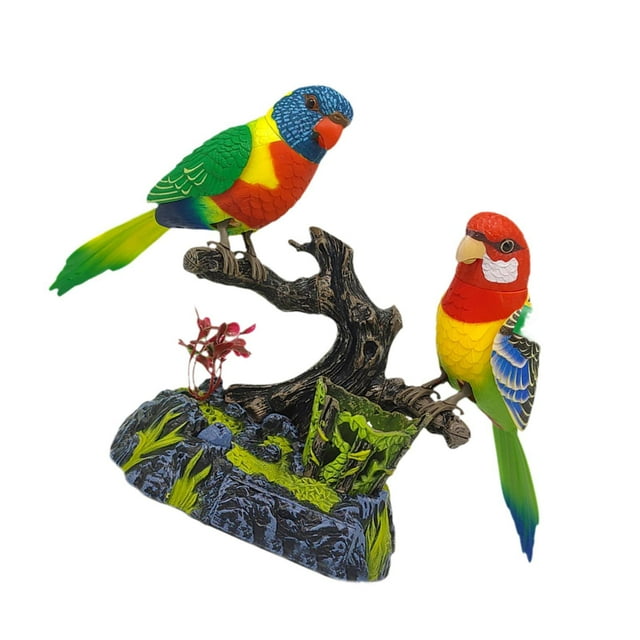 Wweixi Talking Parrots Creative Simulation Kids Toy Electric Birds for Birthday Gift