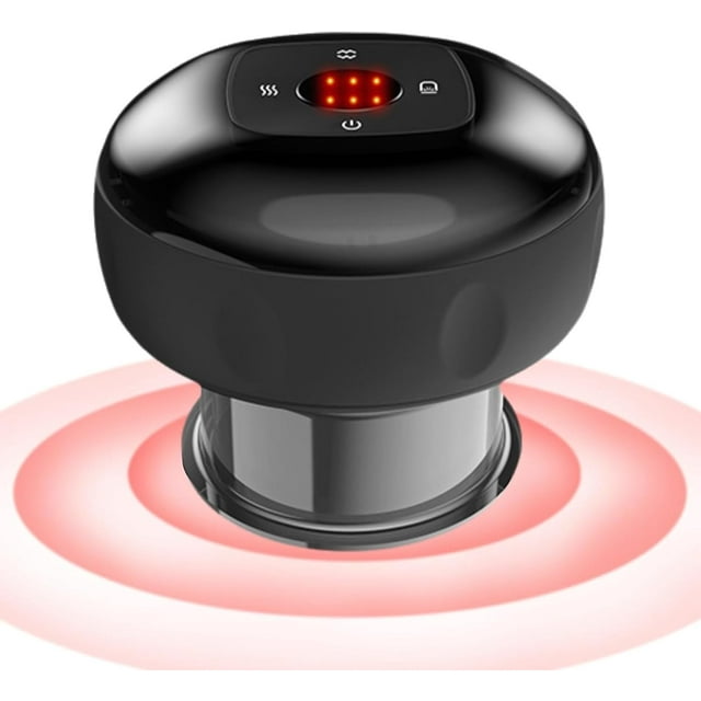 Yazoeia Vacuum Therapy Machine Gua Sha Cupping Tool Remote Control Cupping Kit for Massage Therapy for Muscle Soreness, Reduce Fatigue and Pain (Color : Black) CJC912-207181