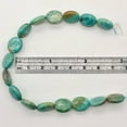thumbnail image 6 of 3 Natural Turquoise 12x10mm Oval Beads | 12x10x5mm | 3 Beads |, 6 of 9