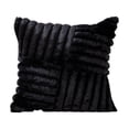 thumbnail image 3 of Decorative Throw Pillow Cover with Geometric Patchwork Pattern, 18x18 Inch Zippered Linen Blend Cushion Case for Sofa Bed, 3 of 3