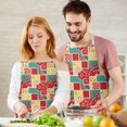 thumbnail image 3 of Pioneer Flower Floral Print Pattern Apron for Women and Men, Cotton Linen Waterproof with Pockets, Adjustable, 33x27 Inch for Kitchen, Gardening, BBQ, Salon, 3 of 6