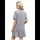 thumbnail image 5 of Vestido de Cuello Redondo y Corta Gris S, 5 of 7