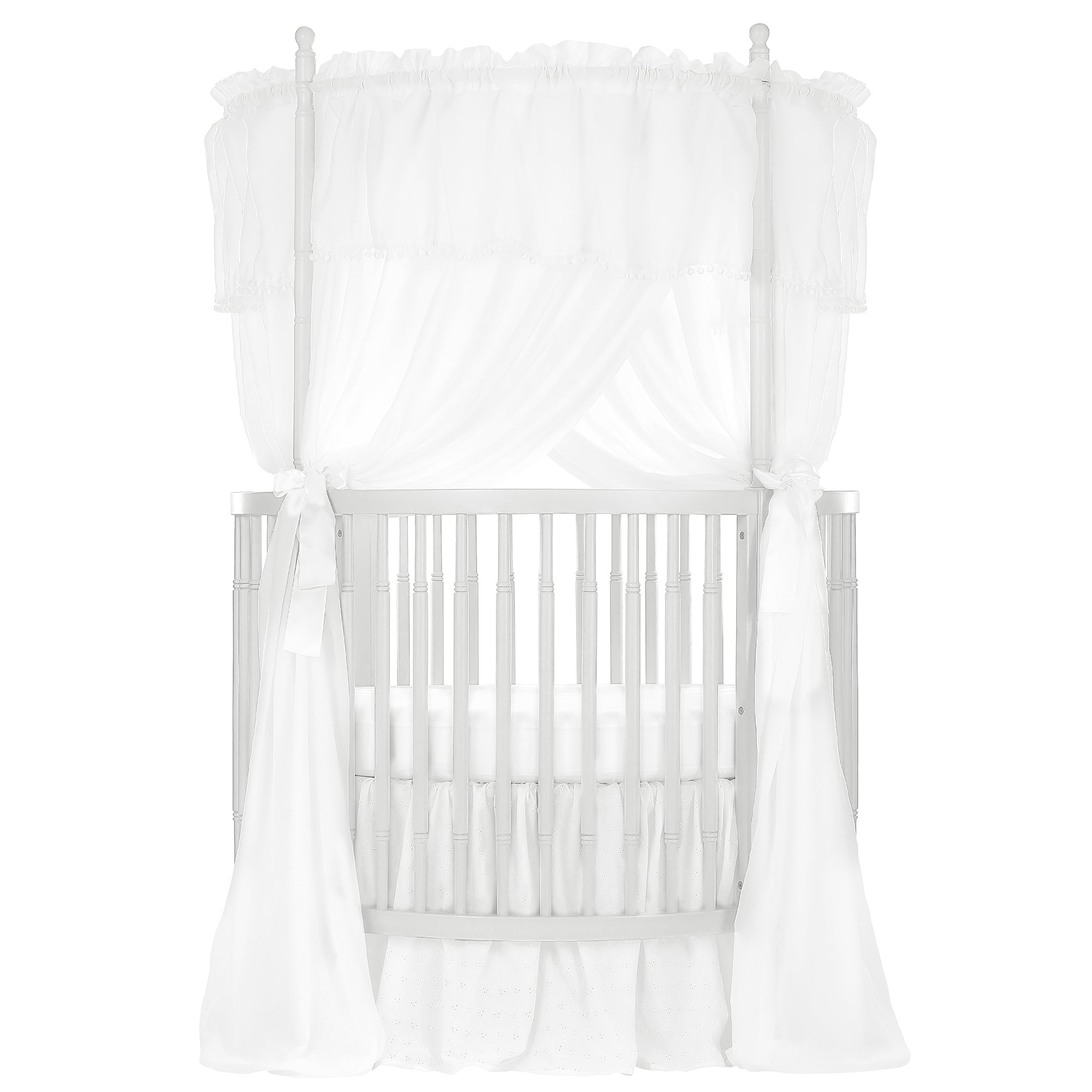round baby cribs walmart