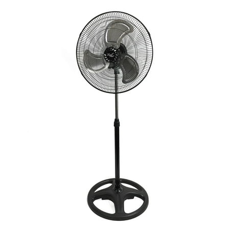 Vie Air 18” Oscillating Industrial Stand Fan 3 Speed Black (93696356M)