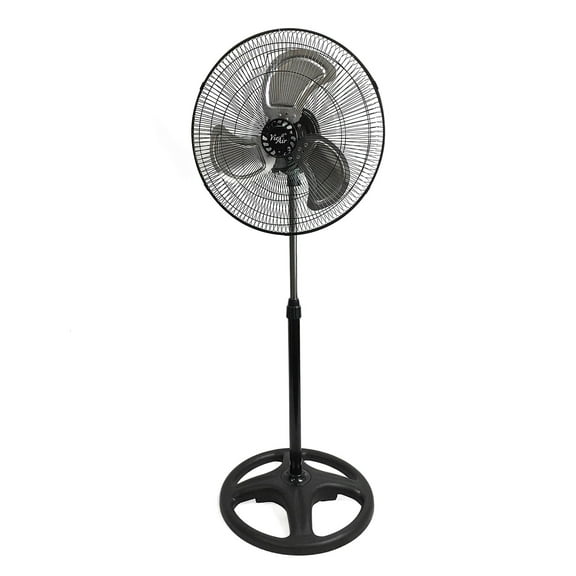 Vie Air 18” Oscillating Industrial Stand Fan 3 Speed Black (93696356M)