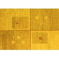 thumbnail image 1 of Ahgly Company Indoor Rectangle Abstract Yellow Modern Area Rugs, 8' x 10', 1 of 4