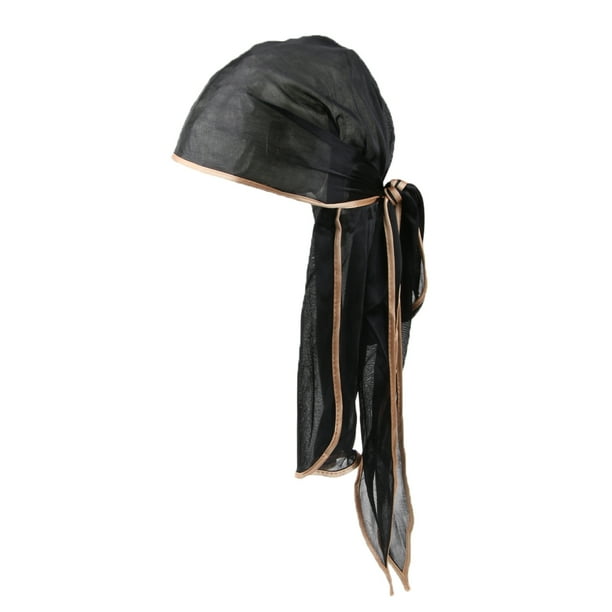 Unisex Bowknot Fedora Hat Sleep Hat Motocicleta Biker Caps - Negro negro Zulema Gorra de cola larga