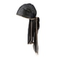 thumbnail image 1 of Unisex Bowknot Fedora Hat Sleep Hat Motocicleta Biker Caps - Negro negro Zulema Gorra de cola larga, 1 of 8