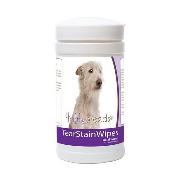 Healthy Breeds 840235178217 Portuguese Podengo Pequeno Tear Stain Wipes - 70 Count