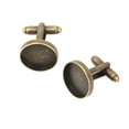 thumbnail image 4 of 10pcs Gemelos de Camisa Traje Sunnimix Joyas para Hombre Color Bronce 16mm, 4 of 8