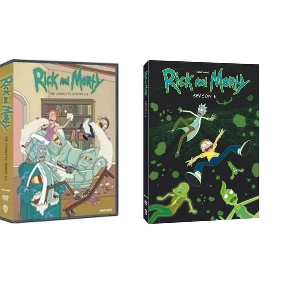 Rick and Morty: The Complete Seasons 1-6 (DVD) -English only