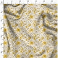 thumbnail image 3 of Soimoi Polyester Fleece Yellow Fabric By the Yard - 56 Inch Wide - Florals Print Fabric - Elegant and Timeless Patterns for Fashion and Home Decor Printed Fabric, 3 of 6