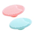 thumbnail image 4 of Pack of 2pcs Facial Cleansing Brushes, Waterproof Mini Silicone Facial Brushes Facial Massager for Gentle Exfoliation And Deep Scrubbing, 4 of 8