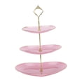 thumbnail image 3 of Soporte de 3 niveles para cupcakes, soporte para postres, soporte de exhibición para , soporte para cupcakes, bandeja para servir escalonada para Rosa, 3 of 8