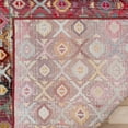 thumbnail image 5 of Gertmenian Sierra Henna Modern Geometric Red Outdoor Area Rug, 9x13, 5 of 8