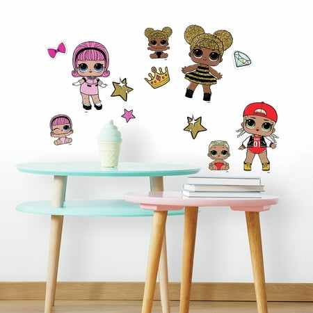  Lol  Surprise  Peel and Stick Wall Decals Walmart  com