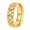 Gold, variant on Checkered Cubic Zirconia Rings for Women Men Silver Gold Plated Stainless Steel Wedding Engagement Band Couple Statement Personalized Gift Jewelry Silver 7