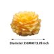 thumbnail image 5 of Pantalla de lámpara de plumas artificiales para lámpara de techo colgante con bombilla E27 Amarillo, 5 of 6