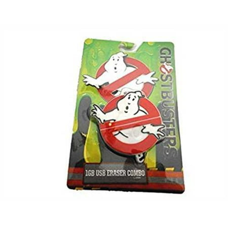 Ghostbusters 2016 Logo Movie/TV Theme 1GB USB Drive & Eraser Combo