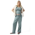 thumbnail image 2 of Ingrid & Isabel For Every Belly Women's Maternity Wide Leg Gauze Pant, Sizes XS-XXL, 2 of 12