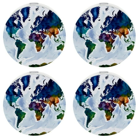 

YZUOUZY Lamp for Bedroom Bedroom Lamp 4-PC Color Scheme World Map