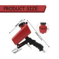 thumbnail image 3 of Fdelink Sandblasting Gun,Abrasive Blaster,Pistola Pistola Limpiar Oxido for Compressor for Pressure Washer Hand Held Blasting Spray,Cleaning Tool,1*Sandblasting Gun, 3 of 9
