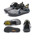 thumbnail image 2 of Domzle Water Shoes for Men Women Beach Barefoot Swim Pool Shoes Aqua Socks | Anti-Slip Breathable Quick Dry Lightweight Slip-on, Outdoor Sport Hiking Walking Boating Fishing Diving Surfing Light Gray, 2 of 8