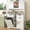 White, variant on Blotout 71" Tall 46"Wide Kitchen Pantry Cabinet with Charging Station & Microwave Shelf, Farmhouse Kitchen Double Tilt Out Trash Cabinet 10X2 Gallon Garbage Holder with 2 Drawers Storage