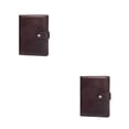 thumbnail image 1 of Cartera plegable de cuero Sonducket con cierre de cremallera para hombre y mujer, 1 of 6