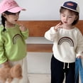 thumbnail image 6 of GYRATEDREAM Cute Baby Waffle Knit Sweatshirt Toddler Infant Girl Boy Fall Winter Outfits 6M-7T, 6 of 7