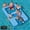 Blue, variant on TULILLO 10x6ft Inflatable Floating Dock, Heavy Duty Floating Platform for Adults & Dogs, Non-Slip Lake Float with Mesh Hammock, Cup Holders for Pool, Lake, Boat, Party