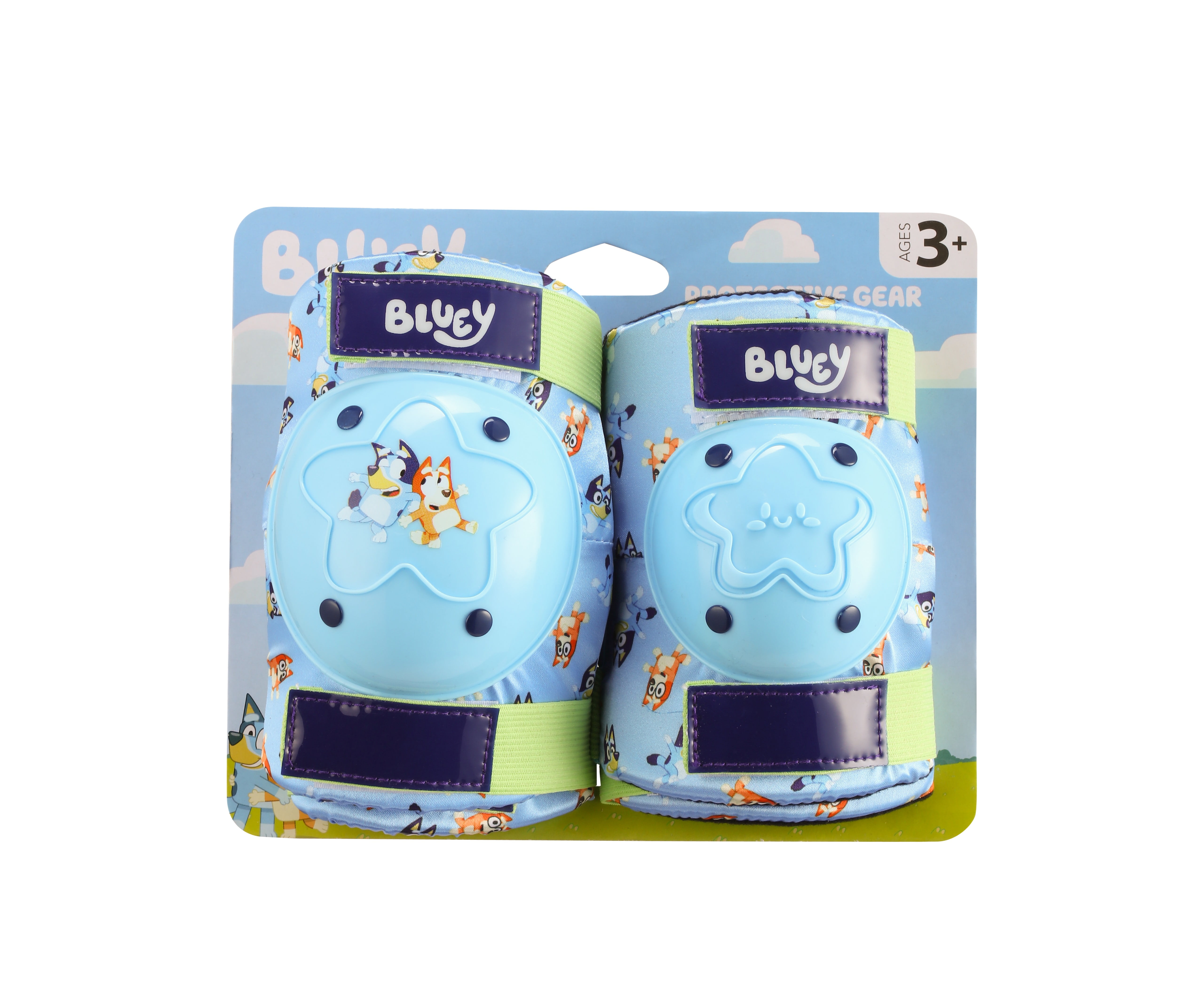 Bluey Knee Pads and Elbow Pads, Protective Gear for Kids Ages 3