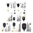 thumbnail image 4 of Pendulums Clock Mechanism Set Wall Clock Motor Replacement with Multiple Hands and Pendulums Repairing Kits, 4 of 6