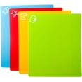 thumbnail image 1 of Juego de 4 tablas de cortar, juego de alfombrillas para tablas de cortar, juego de tablas de cortar de dureza ligera, uso para cortar verduras, frutas y carne, 1 of 5