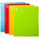 thumbnail image 1 of Juego de 4 tablas de cortar, juego de alfombrillas para tablas de cortar, juego de tablas de cortar de dureza ligera, uso para cortar verduras, frutas y carne, 1 of 5