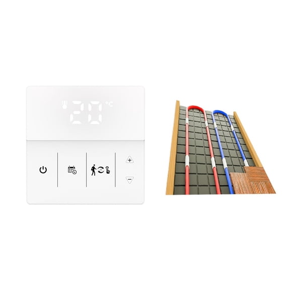 Smart Thermostat Gas Boiler Water Electric Floor Heating Controller Logo Color Adjustable Tuya Smart App Control ,Trusted and Reliable