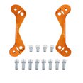thumbnail image 2 of maXpeedingrods Rear Brake Caliper Adapters Brake Mounting Brackets for Subaru Forester Legacy GT 2000-2008, for WRX Impreza (Golden), 2 of 9