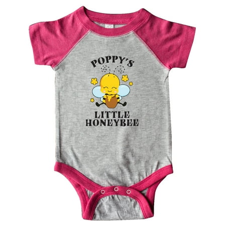 

Inktastic Cute Bee Poppy s Little Honeybee with Stars Gift Baby Boy or Baby Girl Bodysuit