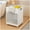 A, variant on TEAFIRST Laundry Hamper Basket, Foldable Sturdy & Handy Clothes Hampers,Collapsible, White, 40L