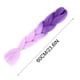 thumbnail image 3 of Fiudx Extensiones de Cabello Trenzado de 24 Pulgadas, Fibra Sintética de Alta Temperatura, Cabello Trenzado Preestirado, Liviano y Cómodo, Ideal para Trenzas y Pelucas, Peinados de Bricolaje, Fiesta, 3 of 3
