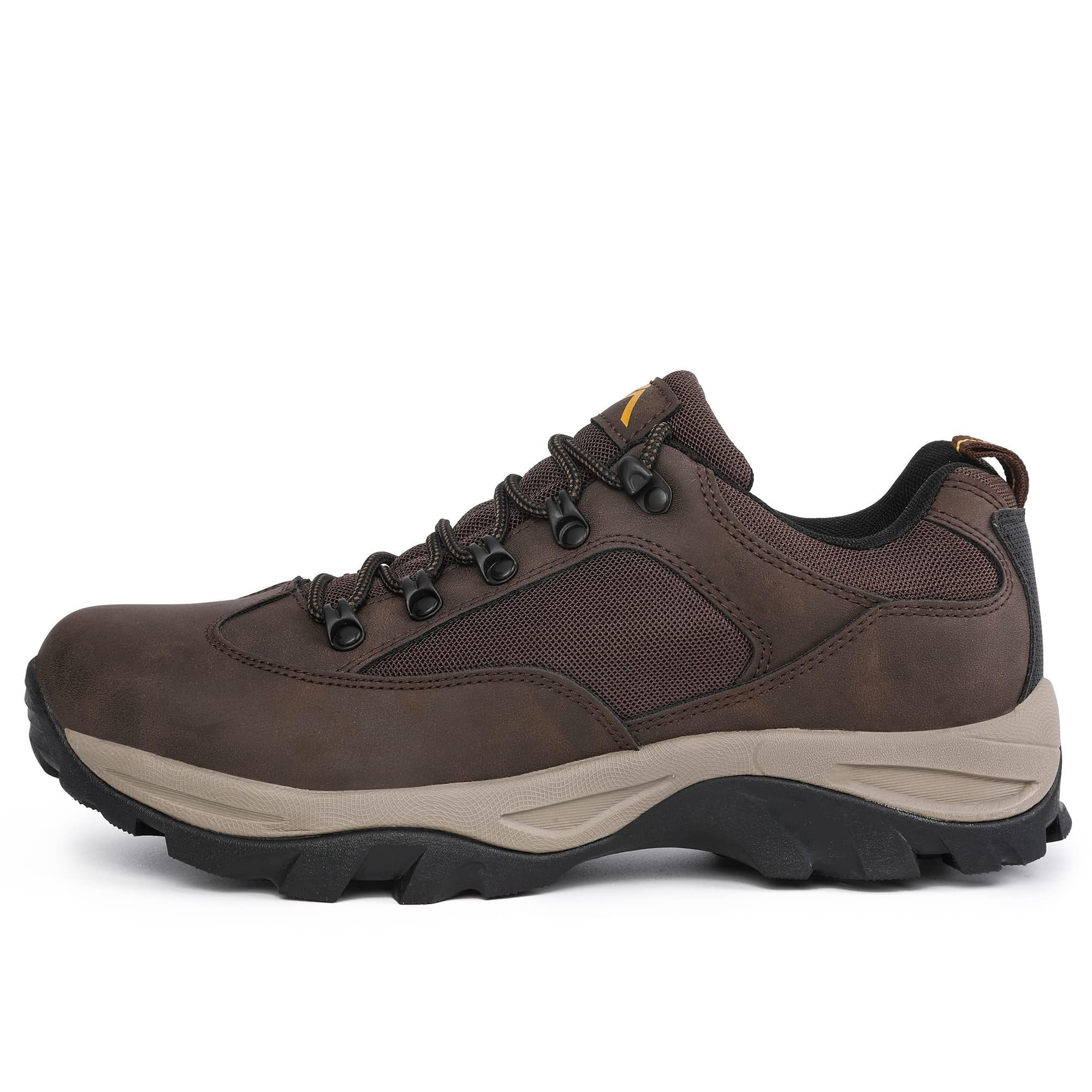 CC-Los Men's Hiking Shoes Lightweight Comfortable Breathable Walking Sneakers Size 7.5-14