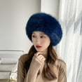 thumbnail image 6 of Xinyolin More Thicken Ultra-soft Women Hat Plush Beautiful Fine Knitted Girls Beret for Winter, 6 of 8
