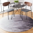 thumbnail image 2 of SAFAVIEH Faux Hide Crispin Modern Area Rug, Ivory/Grey, 6' x 6' Round, 2 of 8