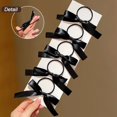 thumbnail image 6 of Hzzsbu 10Pcs Women's Bow Hair Tie, Fashionable Ponytail Holder Cute Hair Ropes Suitable for Daily Use Hair Accessories, 6 of 7