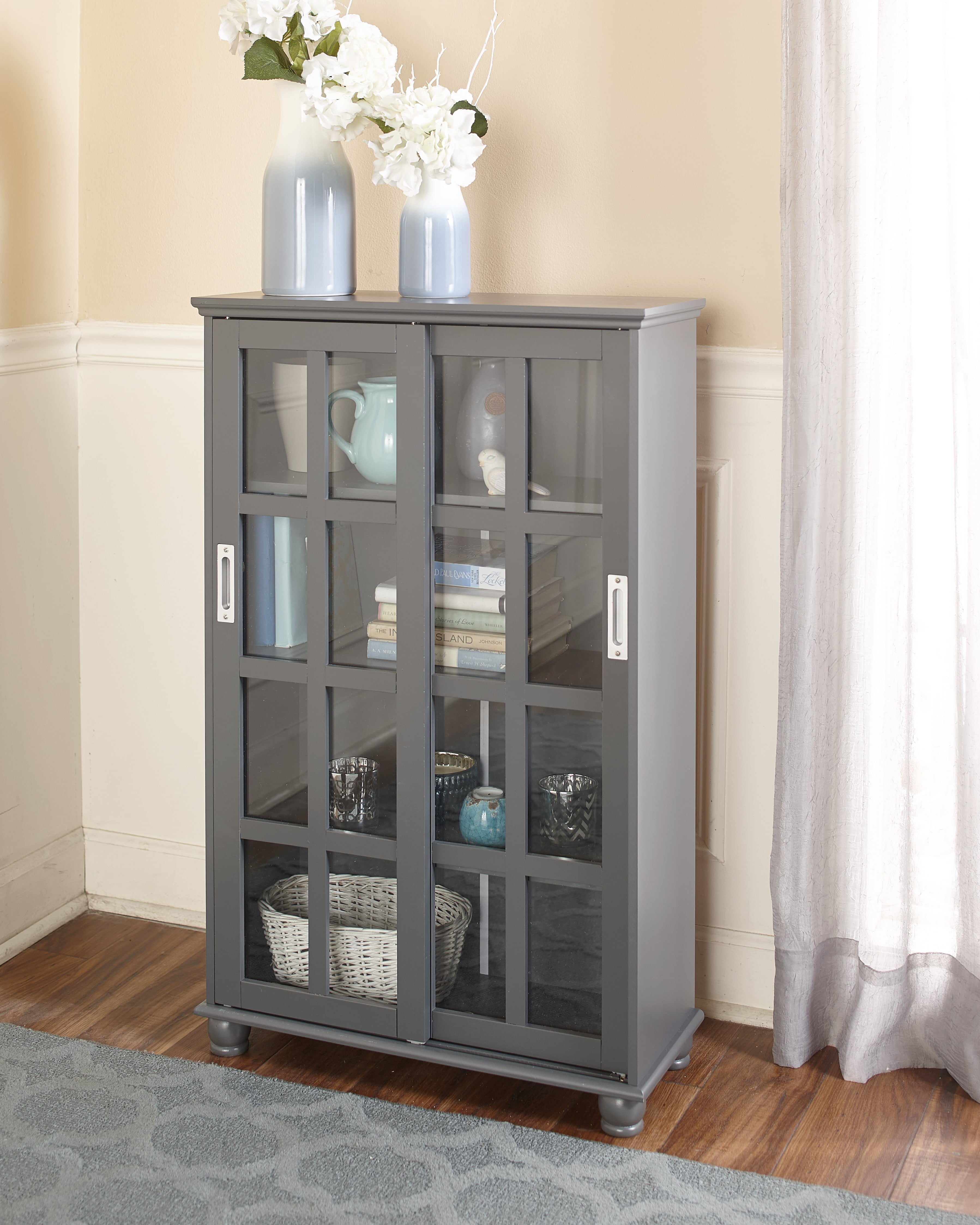 Sliding Glass Door Storage Cabinet - Walmart.com - Walmart.com