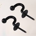 thumbnail image 3 of Zcyifa curtain tiebacks hooks 2pcs Curtain Tiebacks Wall Hooks Decorative Holdbacks Exquisite Holder for Window Draperies Curtains Drape, 3 of 11