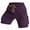 Dark Purple, variant on Solid Color Men's Loose Quick Drying Work Knee Length Shorts Outdoor Pocket Nylon Shorts Six Pocket Model Casual Versatile Work Trousers Beach Trousers Bottoms