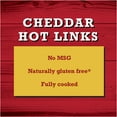 BarS Cheddar Hot Links Southwestern Style Sausages, Family Pack, 42 oz, 14 Count
